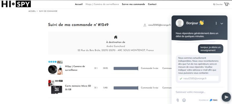 hispy.fr | Site internet frauduleux | 7 commentaires